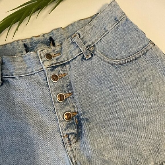 Vintage 90's Bluenotes Denim Shorts Juniors - Picture 2 of 4